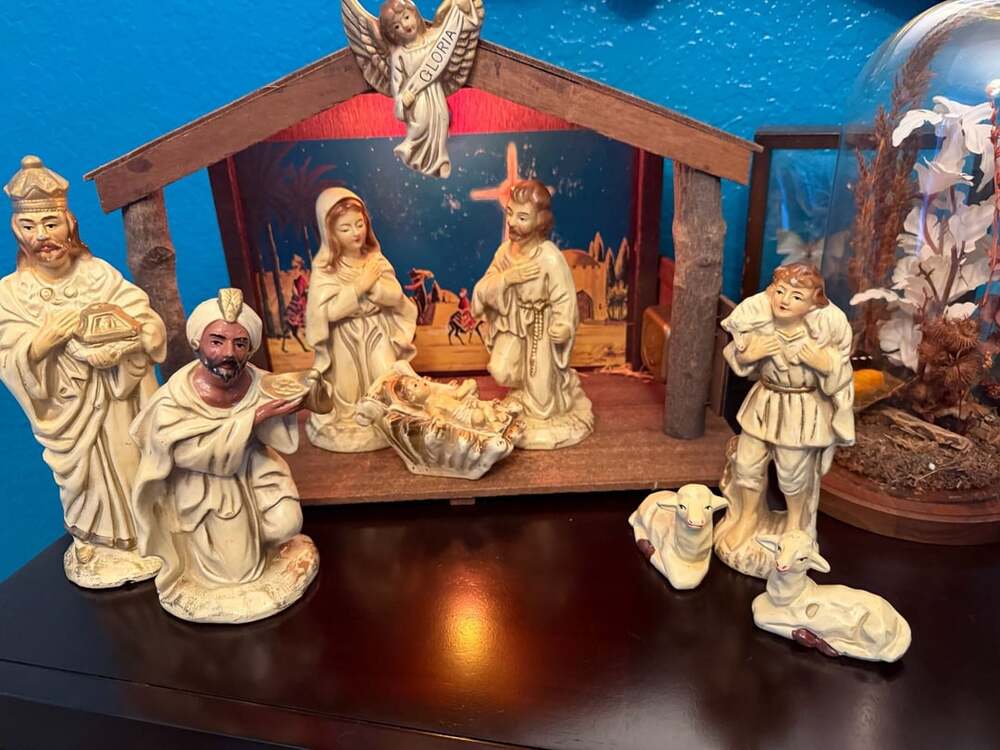 Vintage Nativity Set Made In Japan